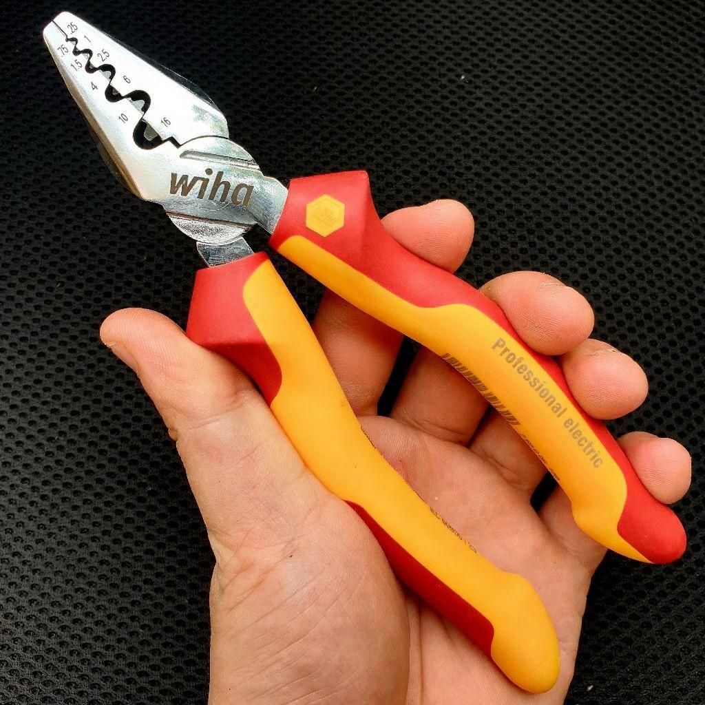 Kìm bấm cos cách điện 1000V Wiha 35862