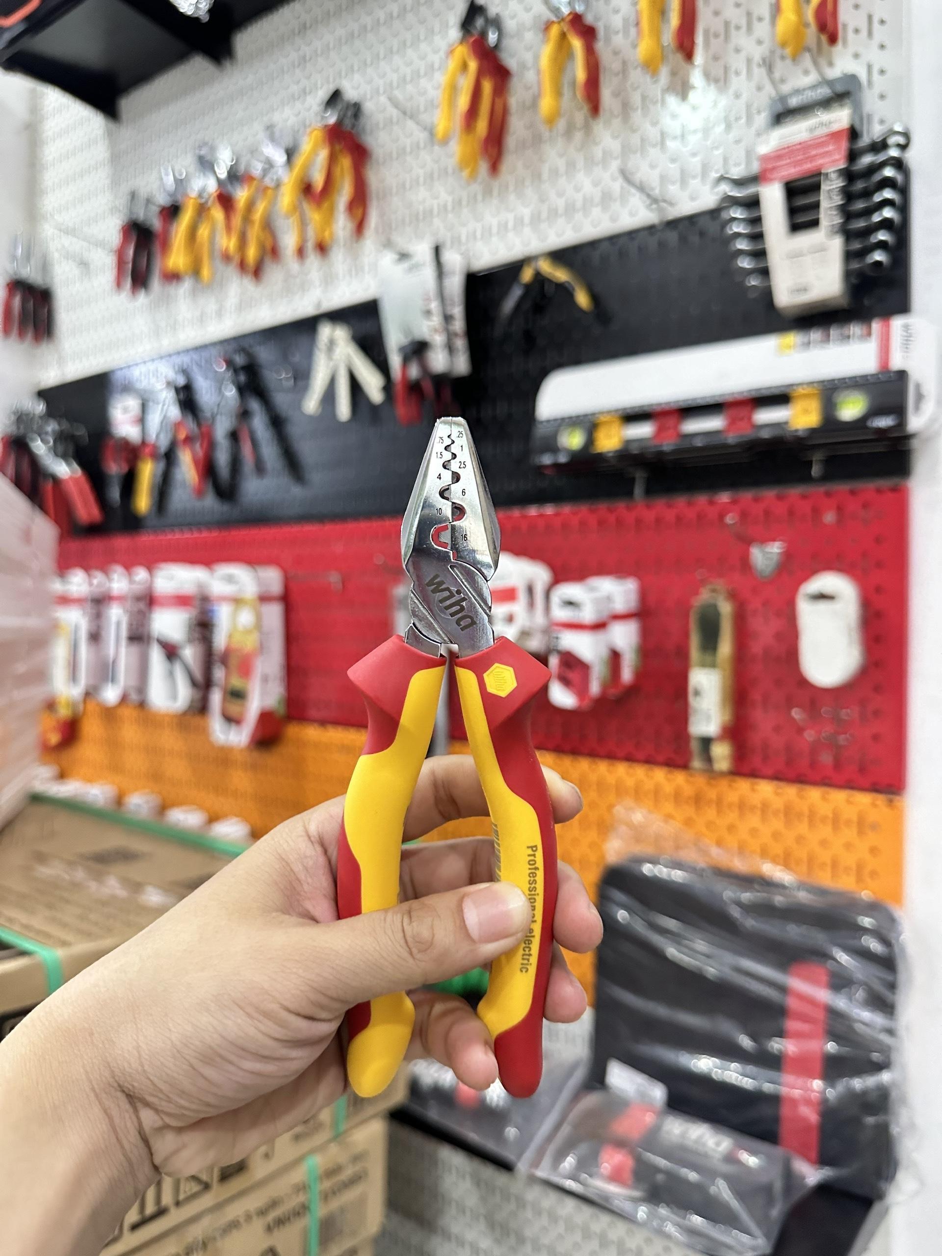 Kìm bấm cos cách điện 1000V Wiha 35862