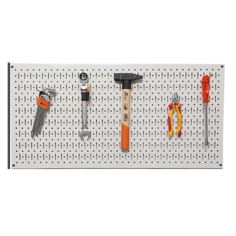 Tấm lưới Pegboard 120cm x 60cm đa năng màu trắng treo tường FABINA